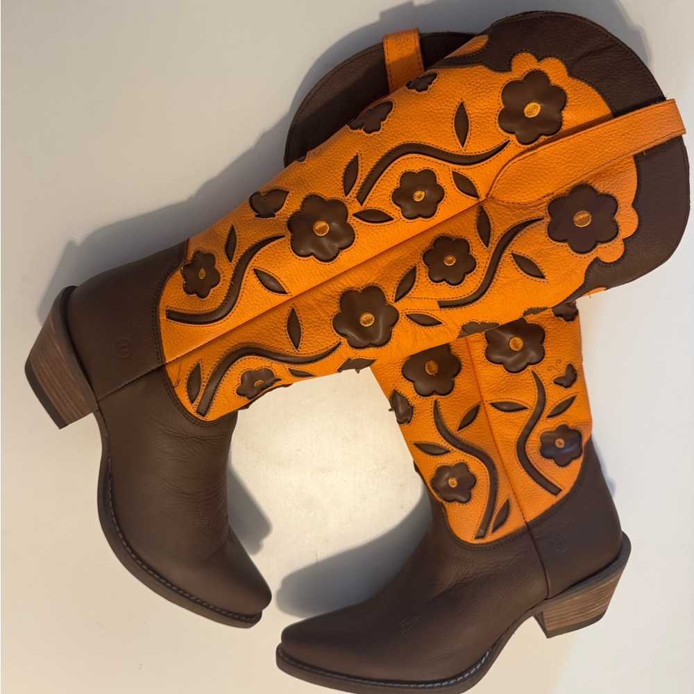 DINGO Goodness Gracious Brown Western Boots NWOT - Picture 15 of 16